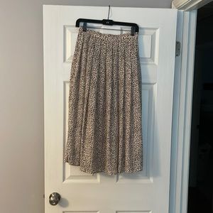 Midi Cheetah Print Skirt